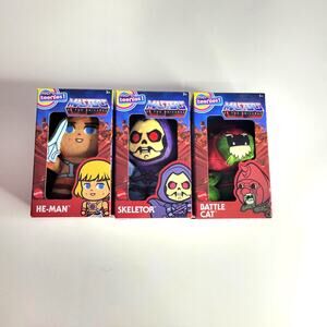 Motu he-man skeletor battle cat plush stuffed toys mattel micro teenies